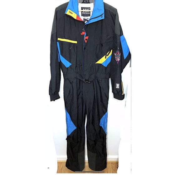 Helly Hansen One Piece Snow Ski Suit Bib M L XL - Picture 1 of 9